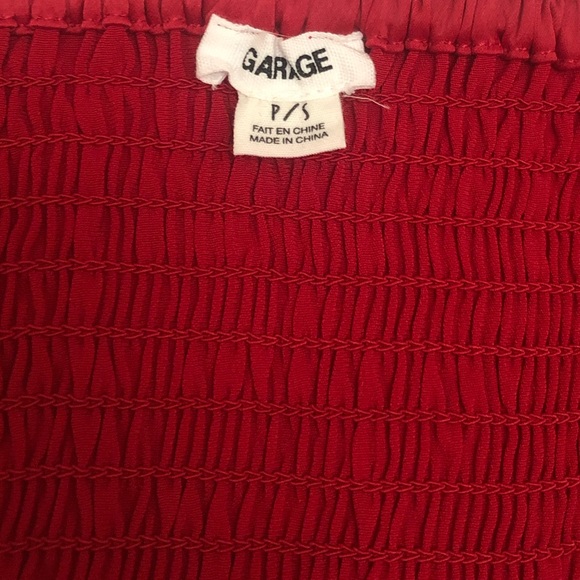 Silky Red Crop Top - Picture 3 of 3